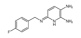 N6-(4-氟苄基)吡啶-2,3,6-三胺 结构式