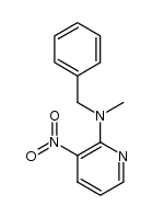 N-甲基-3-硝基-N-(苯甲基)-2-吡啶胺 结构式