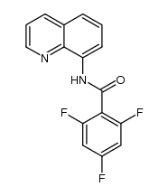 2,4,6-三氟-N-8-喹啉基苯甲酰胺 结构式