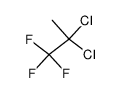2,2-二氯-1,1,1-三氟丙烷 结构式