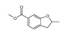 2,3-二氢-2-甲基-6-苯并呋喃羧酸甲酯 结构式