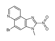 5-溴-3-甲基-2-硝基-3H-咪唑并[4,5-f]喹啉 结构式