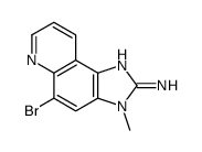 5-溴-3-甲基-3H-咪唑并[4,5-f]喹啉-2-胺 结构式
