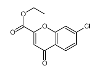 7-氯-4-氧代-4H-色烯-2-羧酸乙酯 结构式