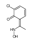 1-(3-氯-2-羟基苯基)乙酮肟 结构式