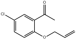 1-[5-氯-2-(烯丙氧基)苯基]乙酮 结构式