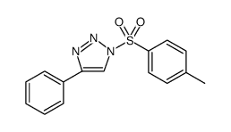 1-(对甲苯磺酰基)-4-苯基-1H-1,2,3-三氮唑 结构式