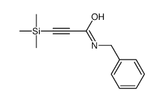 2-Propynamide, N-(phenylmethyl)-3-(trimethylsilyl)- 结构式