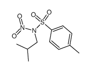 Benzenesulfonamide, 4-methyl-N-(2-methylpropyl)-N-nitro- 结构式