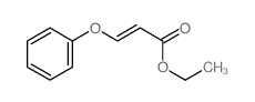 3-苯氧基丙烯酸乙酯 结构式