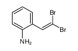 2-(2,2-二溴乙烯基)苯胺 结构式