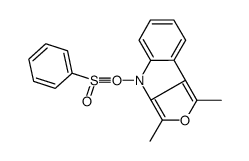 1,3-二甲基-4-(苯磺酰基)-4H-呋喃并[3,4-b]吲哚 结构式