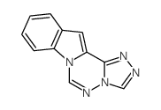 1,2,4-三唑并[4',3':1,6][1,2,4]三嗪并[4,5-a]吲哚 结构式