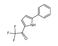 Ethanone, 2,2,2-trifluoro-1-(5-phenyl-1H-pyrrol-2-yl)- 结构式