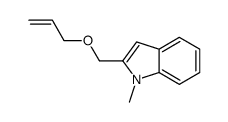 1H-Indole, 1-methyl-2-[(2-propen-1-yloxy)methyl]- 结构式