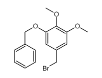 5-(溴甲基)-1,2-二甲氧基-3-(苄氧基)苯 结构式