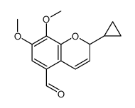 2-环丙基-7,8-二甲氧基-2H-色烯-5-甲醛 结构式