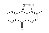 Anthra[1,9-cd]pyrazol-6(2H)-one, 3-methyl- (6CI,9CI) 结构式