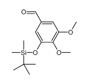 3-((tert-Butyldimethylsilyl)oxy)-4,5-dimethoxybenzaldehyde 结构式