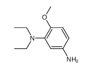 N3,N3-二乙基-4-甲氧基-1,3-苯二胺 结构式