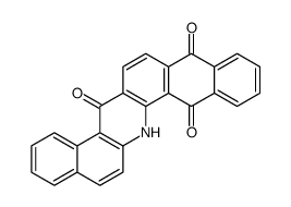 benzo[a]naphth[2,3-h]acridine-5,8,13(14H)-trione 结构式