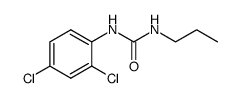 Urea, N-(2,4-dichlorophenyl)-N'-propyl- 结构式