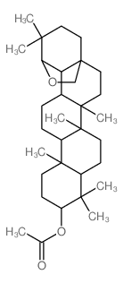 齐墩果烷-3-醇,19,28-环氧-,3-乙酸酯,(3β,18α,19β)- 结构式