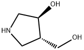 (3S,4S)-4-羟甲基吡咯烷-3-醇 结构式