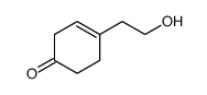 4-(2-羟乙基)-3-环己烯-1-酮 结构式