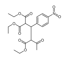 2-(4-硝基苯基)-4-氧代-1,1,3-戊烷三羧酸三乙酯 结构式