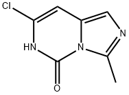 7-氯-3-甲基咪唑并[1,5-c]嘧啶-5(6H)-酮 结构式