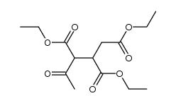 4-氧代-1,2,3-戊烷三羧酸三乙酯 结构式
