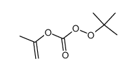 Carbonoperoxoic acid, OO-(1,1-dimethylethyl) O-(1-methylethenyl) ester (9CI) 结构式
