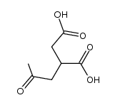 2-(2-氧代丙基)丁二酸 结构式