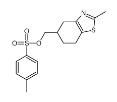 4,5,6,7-tetrahydro-2-methylbenzothiazole-5-methyl p-tolylsulphonate 结构式