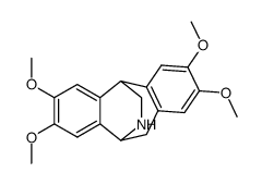 10,5-(Iminomethano)-5H-dibenzo[a,d]cycloheptene, 10,11-dihydro-2,3,7,8-tetramethoxy- (9CI) 结构式