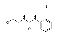 Urea, N-(2-chloroethyl)-N'-(2-cyanophenyl)- 结构式