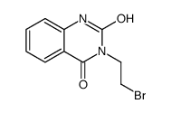 3-(2-溴乙基)-1H-喹唑啉-2,4-二酮 结构式