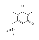 Sulfoxonium, dimethyl-, (1,2,3,6-tetrahydro-1,3-dimethyl-2,6-dioxo-4-pyrimidinyl)methylide (9CI) 结构式