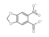 1,2-二硝基-4,​​5-亚甲基二氧基苯 结构式