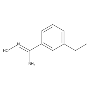 Benzenecarboximidamide, 3-ethyl-N-hydroxy- 结构式