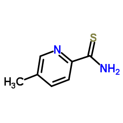 5-甲基-2-吡啶硫代甲酰胺 结构式
