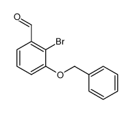 3-(苄氧基)-2-溴苯甲醛 结构式