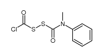 Disulfide, chlorocarbonyl (methylphenylamino)carbonyl (9CI) 结构式