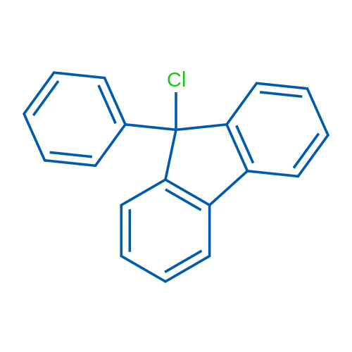 9-氯-9-苯基-9H-芴 结构式