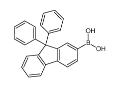 9,9-二苯基芴-4-硼酸 结构式