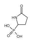5-膦酰基-2-吡咯烷酮 结构式