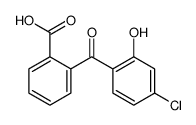 2-(4-氯-2-羟基苯甲酰基)苯甲酸 结构式