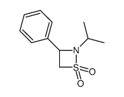 1,2-Thiazetidine, 2-(1-methylethyl)-3-phenyl-, 1,1-dioxide 结构式