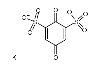 2,5-二氧代-1,3-环己二磺酸二钾盐 结构式
